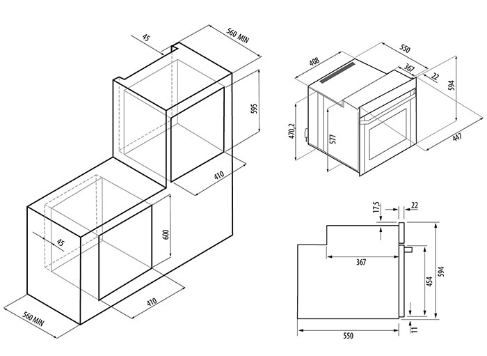 Купить Электрический духовой шкаф Fornelli FEA 45 SONATA — Фото 6