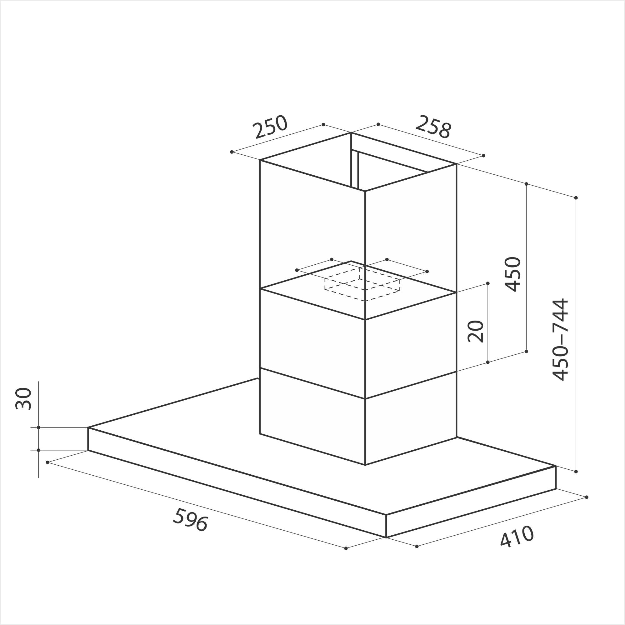Купить Купольная вытяжка LEX T 600 белый — Фото 6
