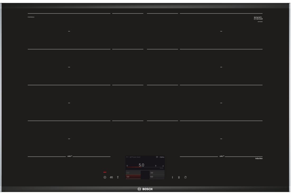 Индукционная варочная панель BOSCH PXY 875KE1E																		 — описание, фото, цены в интернет-магазине PT Stores