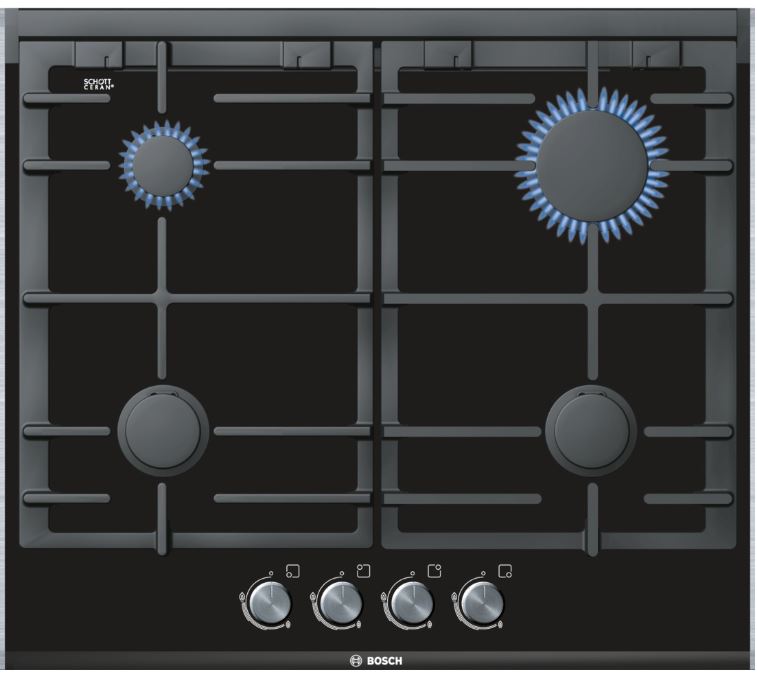 Газовая варочная панель BOSCH PRP 626B70E																		 — описание, фото, цены в интернет-магазине PT Stores