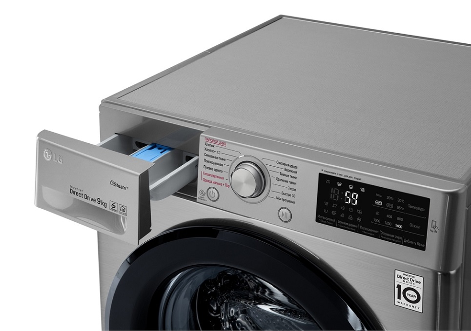 Купить Стиральная машина LG F4M5VS6S — Фото 8