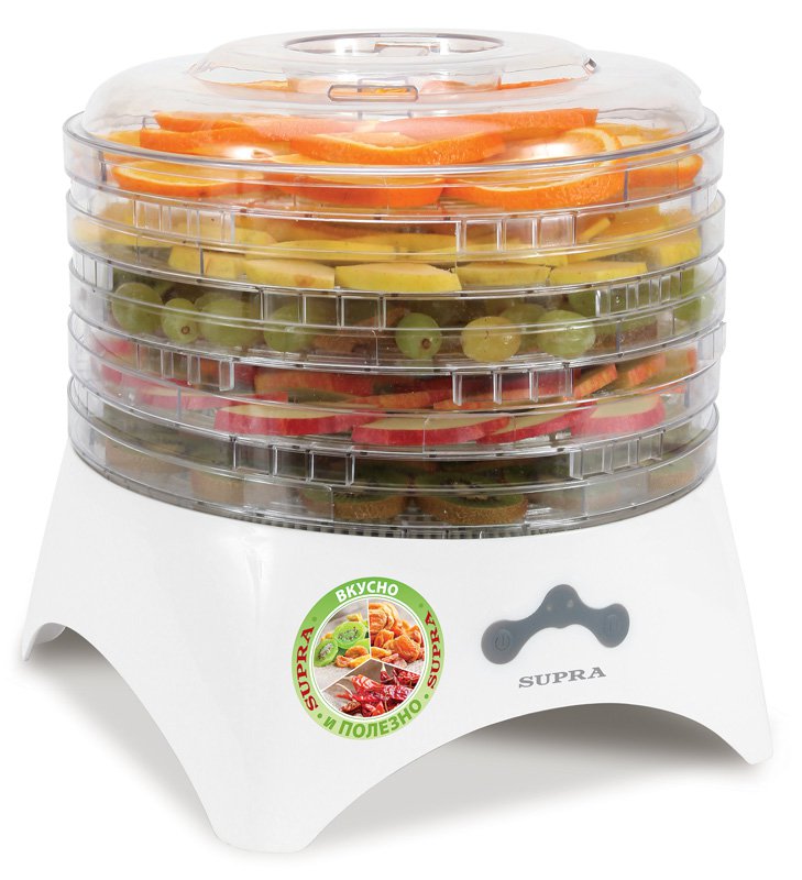 Сушилка для овощей и фруктов SUPRA DFS-511																		 — описание, фото, цены в интернет-магазине PT Stores