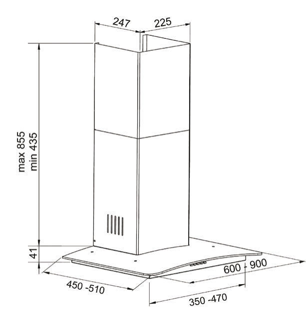 Купить Купольная вытяжка Schaub Lorenz SLD DE6704 — Фото 2
