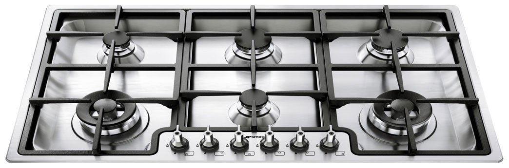 Газовая варочная панель SMEG PGF96																		 — описание, фото, цены в интернет-магазине PT Stores
