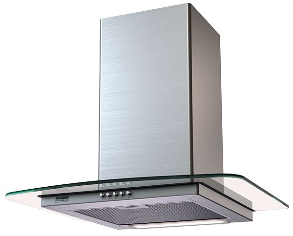 Купольная вытяжка KRONA JASMIN 600 inox/glass push button 																		 — описание, фото, цены в интернет-магазине PT Stores
