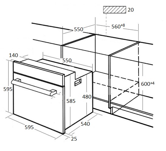 Купить Электрический духовой шкаф KUPPERSBERG HFZ 690 W — Фото 6