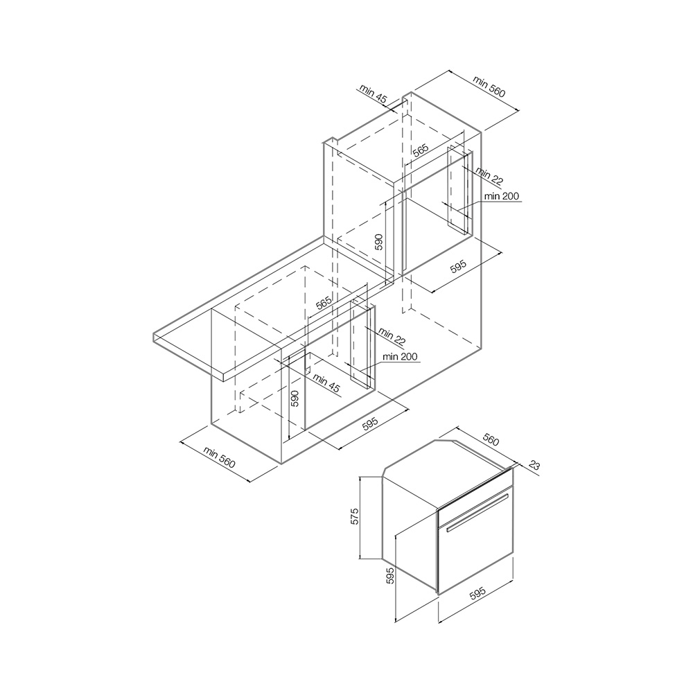 Купить Электрический духовой шкаф GRAUDE BK 60.1 SM — Фото 2