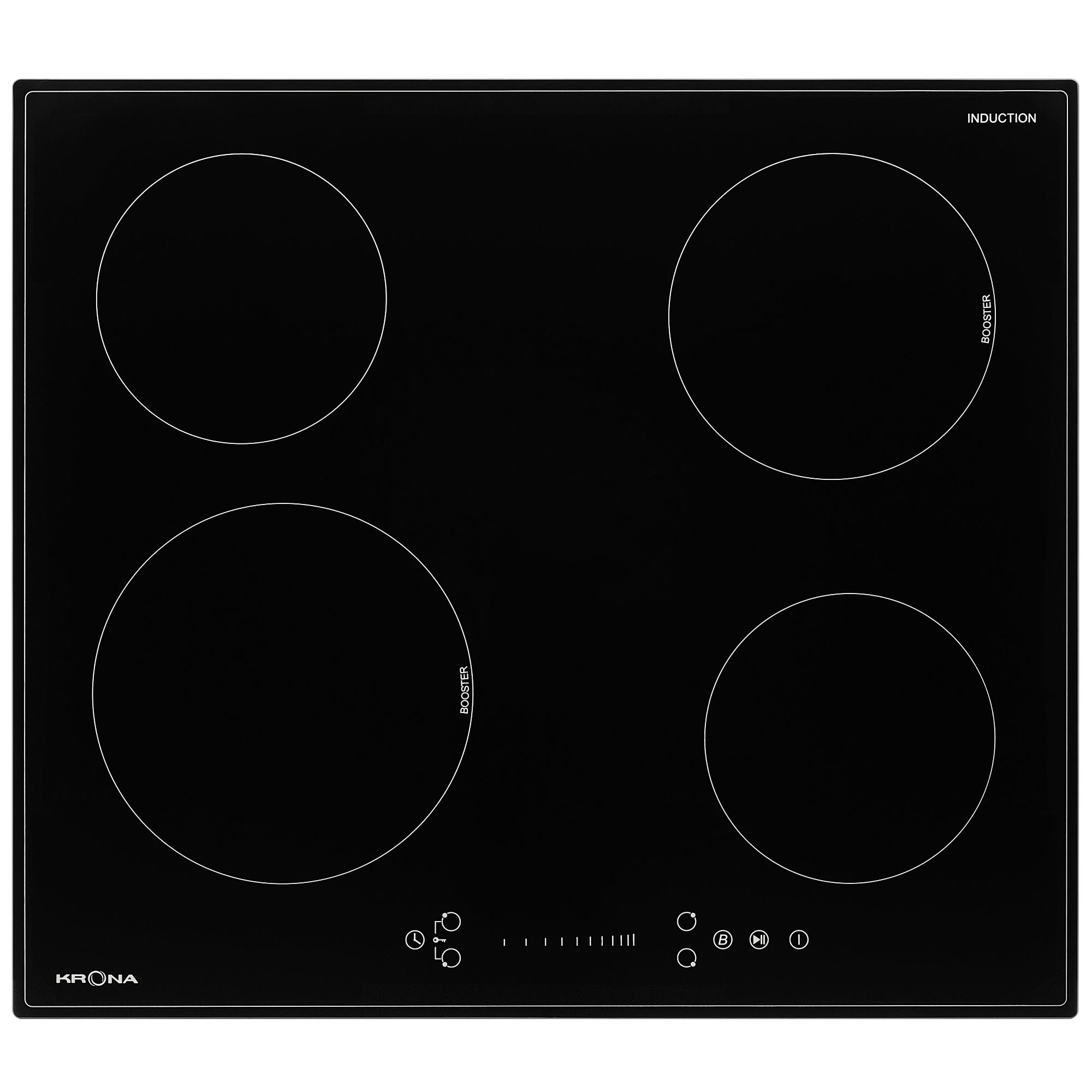 Индукционная варочная панель KRONA FORTE 60 BL																		 — описание, фото, цены в интернет-магазине PT Stores