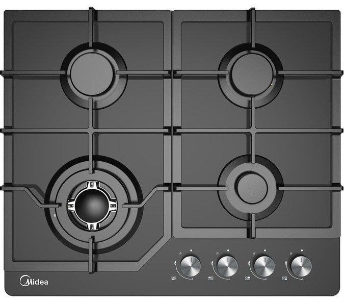 Газовая варочная панель Midea MG684TGB																		 — описание, фото, цены в интернет-магазине PT Stores