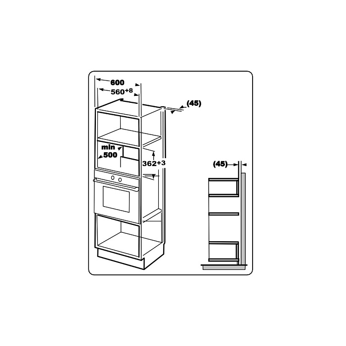 Купить Встраиваемая СВЧ печь EVELUX MW 20 B — Фото 8