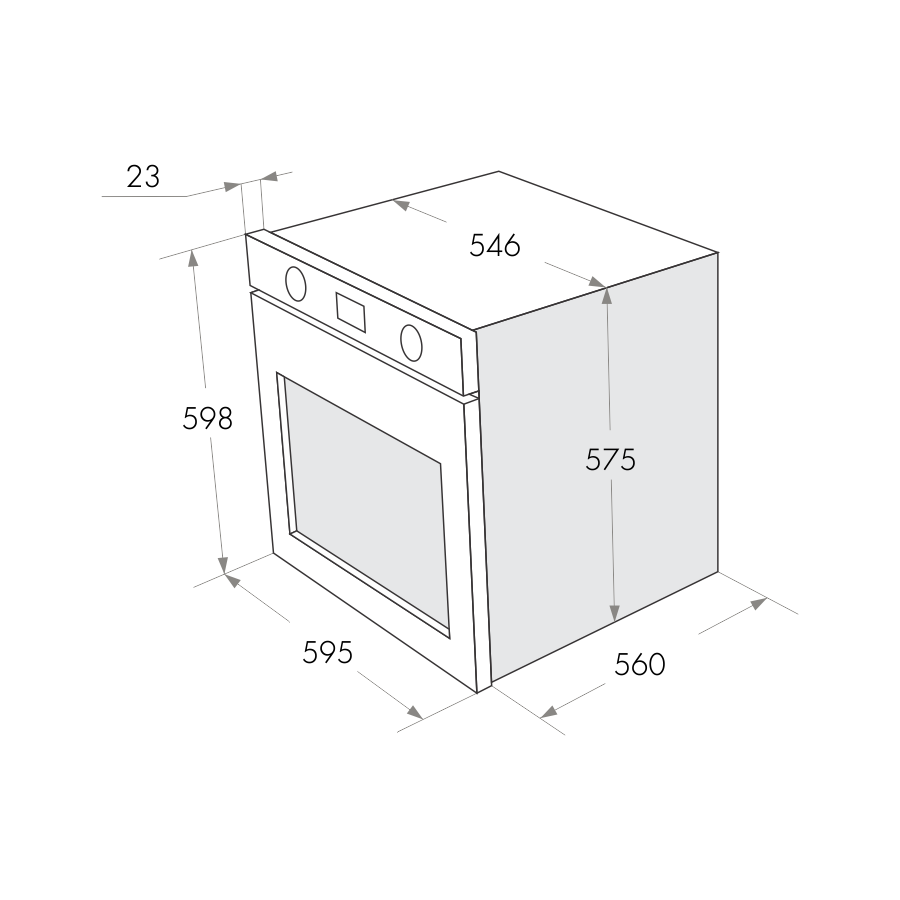 Купить Электрический духовой шкаф MAUNFELD MEOC 674B — Фото 2