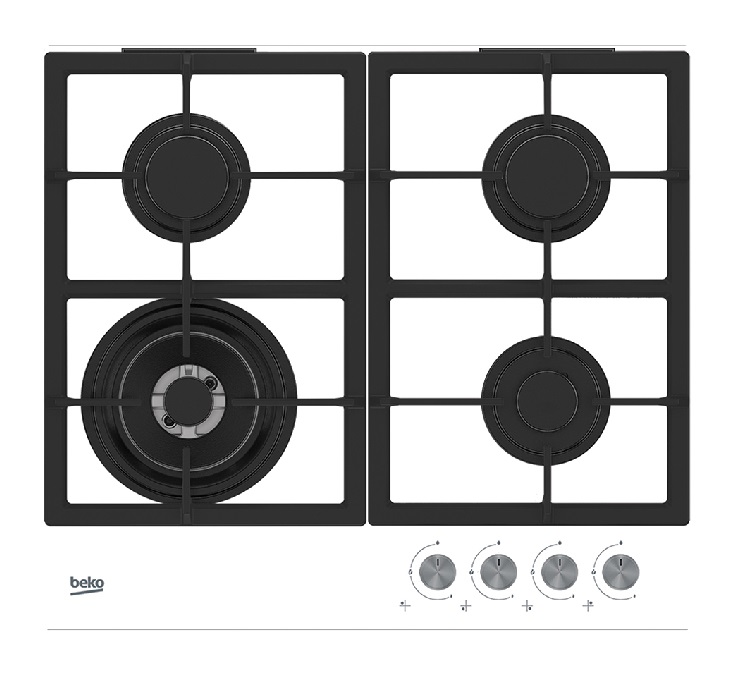 Газовая варочная панель BEKO HILW64225SW																		 — описание, фото, цены в интернет-магазине PT Stores