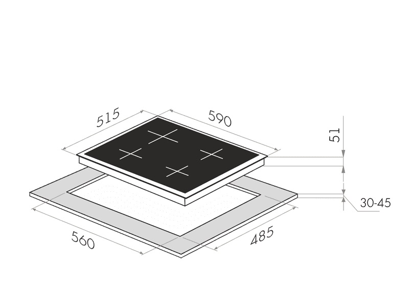 Купить Газовая варочная панель MAUNFELD EGHE.64.33CBG.R/G — Фото 11