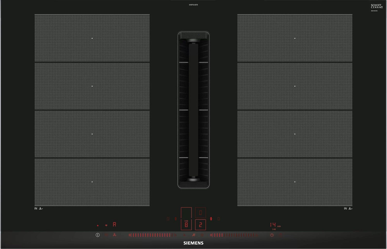 Индукционная варочная панель Siemens EX875LX67E																		 — описание, фото, цены в интернет-магазине PT Stores