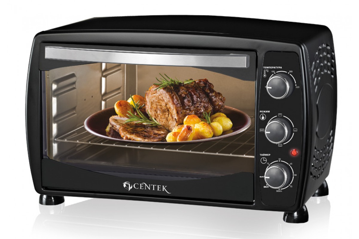 Мини-печь CENTEK CT-1531-42 черн																		 — описание, фото, цены в интернет-магазине PT Stores
