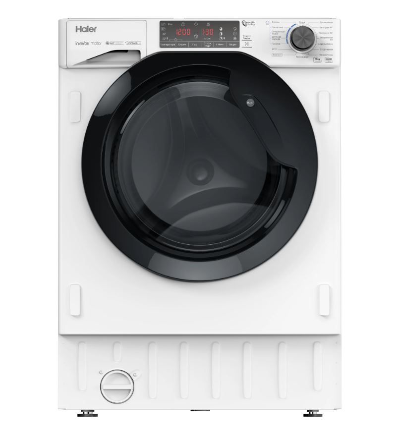 Встраиваемая стиральная машина Haier HWQ90B416FWB																		 — описание, фото, цены в интернет-магазине PT Stores