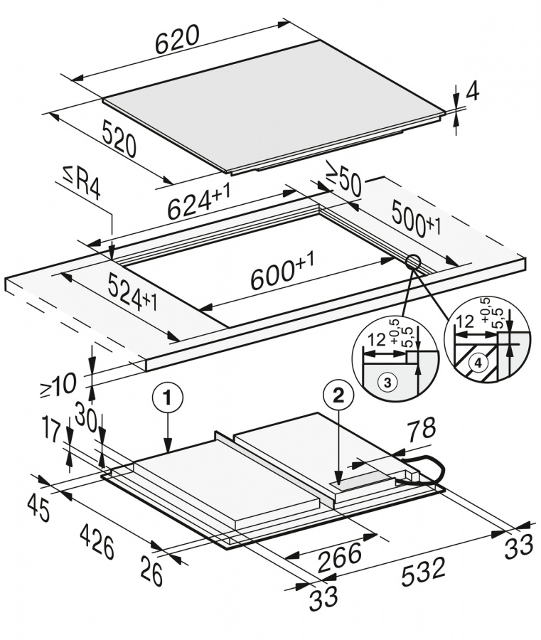 Купить Индукционная варочная панель Miele KM 7667 FL — Фото 4