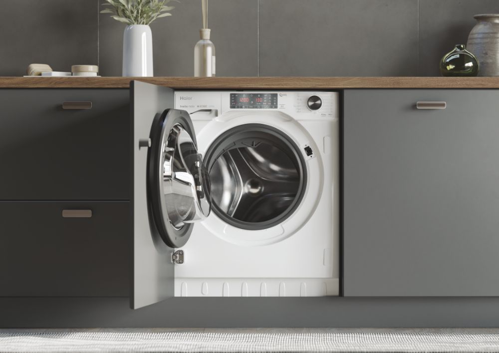 Купить Встраиваемая стиральная машина Haier HWDQ90B416FWB-RU — Фото 4