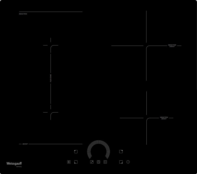 Индукционная варочная панель Weissgauff HI 643 BFZ																		 — описание, фото, цены в интернет-магазине PT Stores