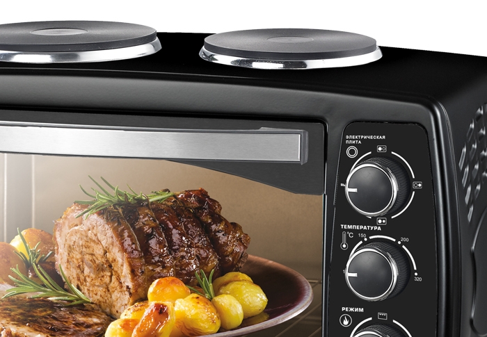 Купить Мини-печь CENTEK CT-1531-42 PLATE черн — Фото 2