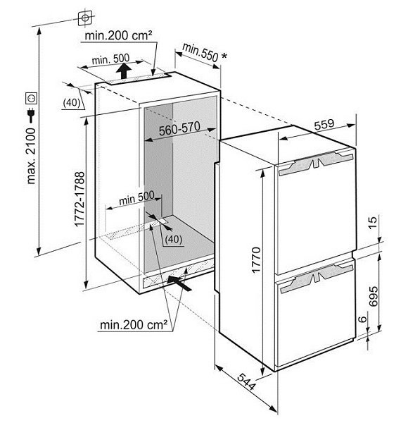 Купить Встраиваемый холодильник LIEBHERR ICU 3324-20 001 — Фото 4