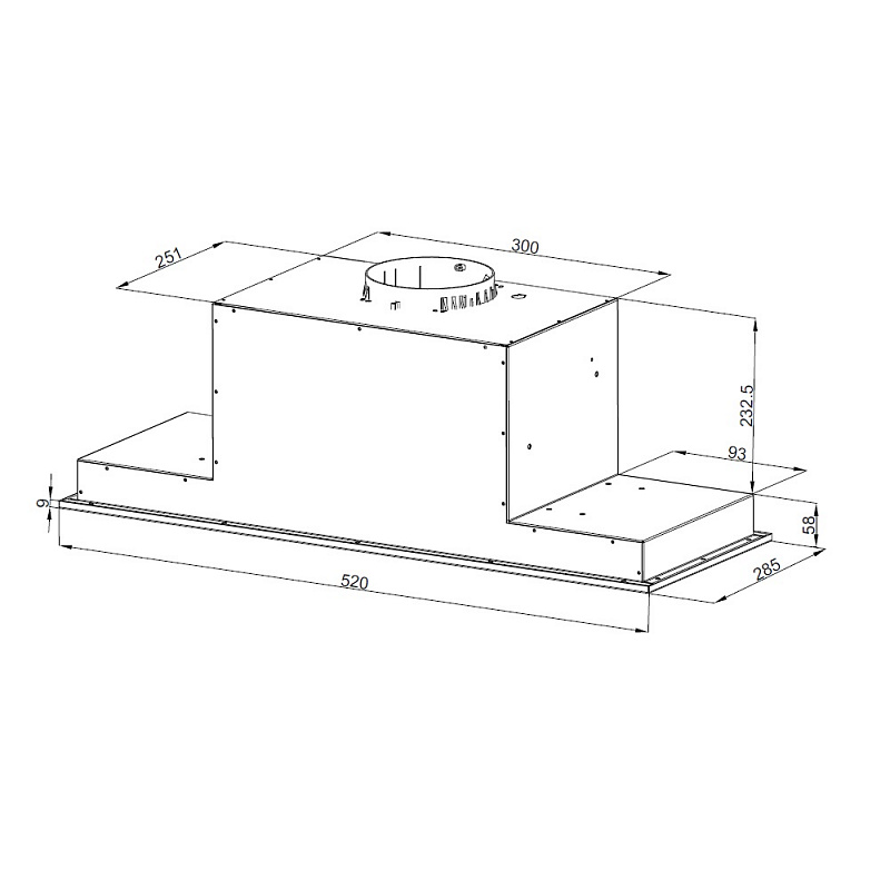 Купить Вытяжка встраиваемая KORTING KHI 6777 GN — Фото 3