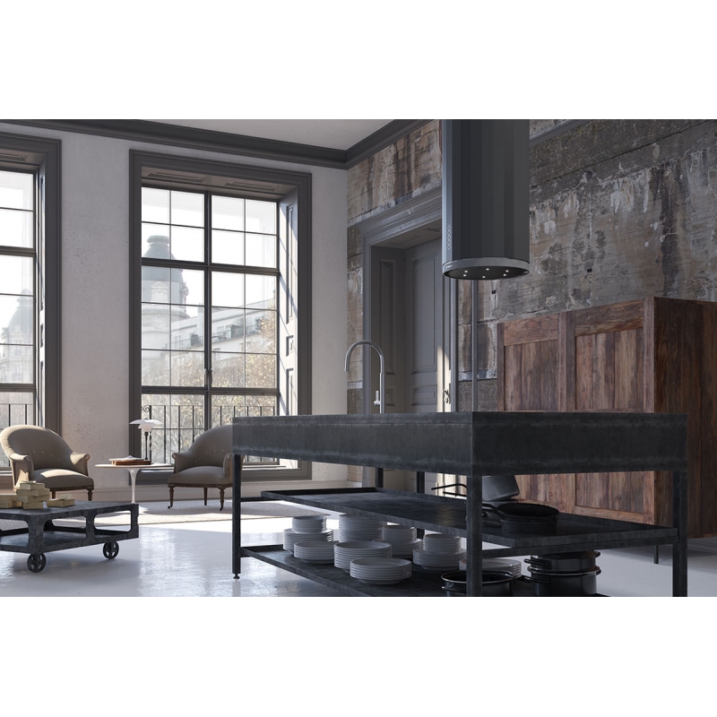 Купить Островная вытяжка FABER CORINTHIA IS. INOX + PEWTER — Фото 2