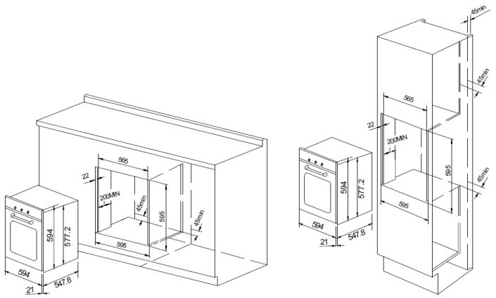 Купить Электрический духовой шкаф GRAUDE BE 60.2 E — Фото 2