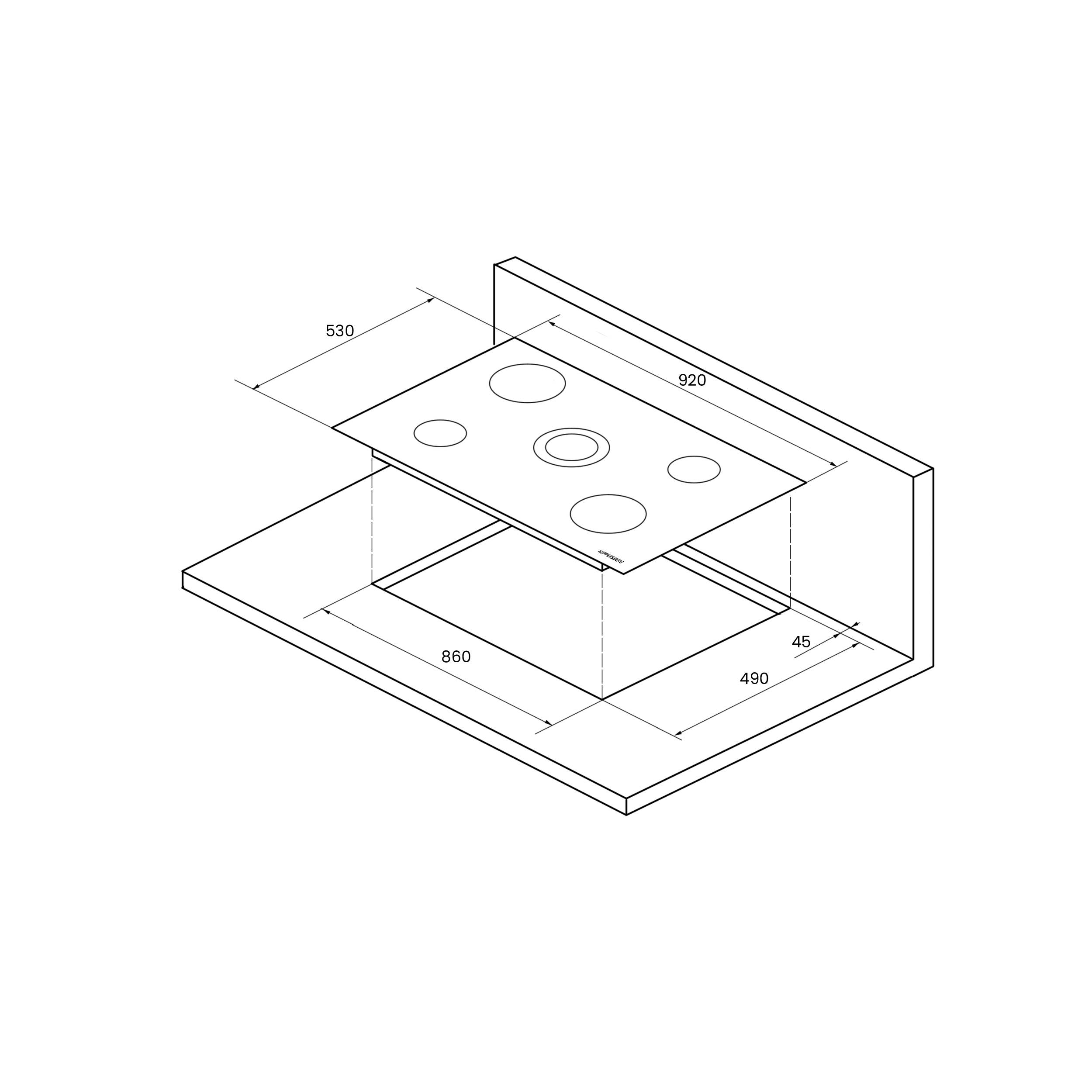 Купить Электрическая варочная панель KUPPERSBERG FA9RC Bronze — Фото 4