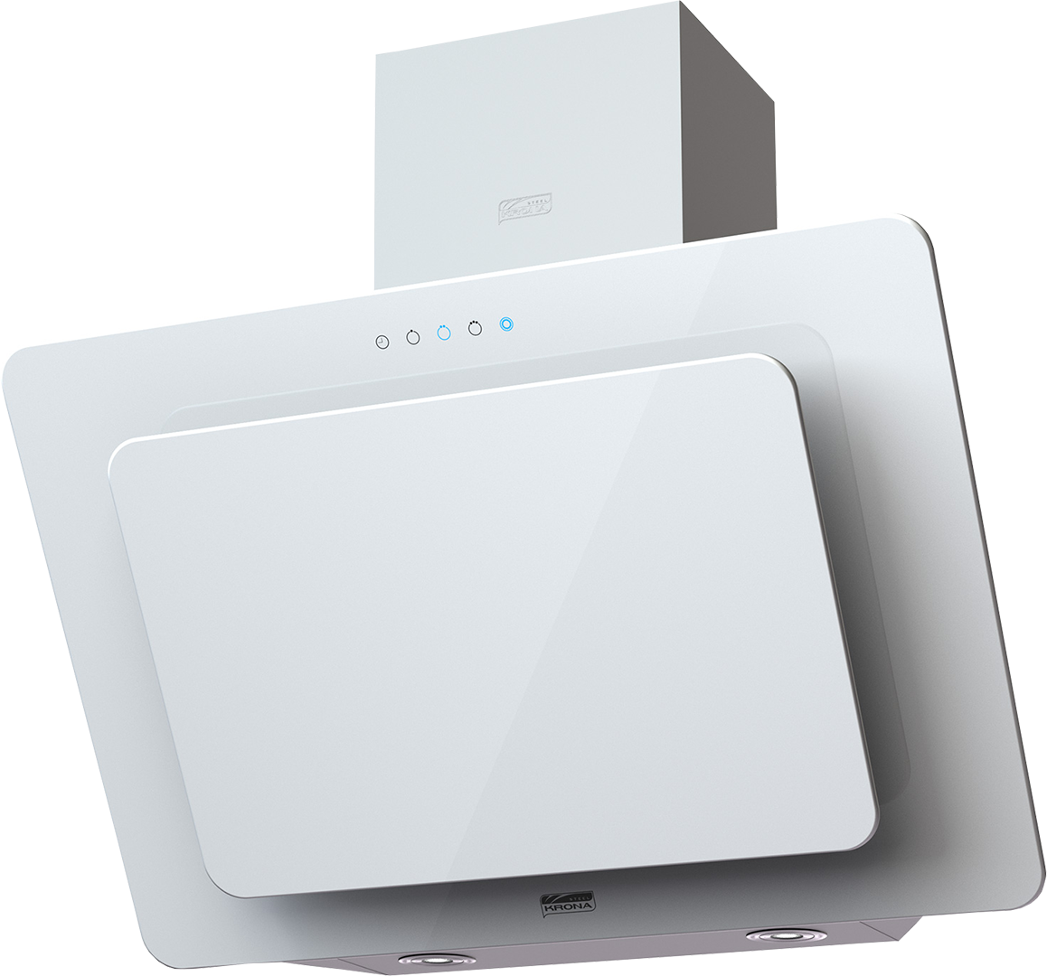 Наклонная вытяжка KRONA LIVA 600 white S																		 — описание, фото, цены в интернет-магазине PT Stores