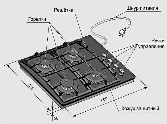 Купить Газовая варочная панель GEFEST СВН 2230 К10 — Фото 2