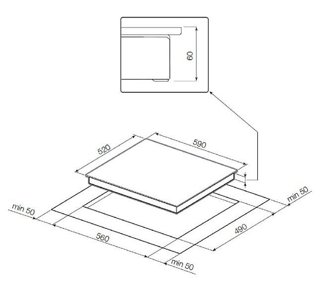 Купить Индукционная варочная панель GRAUDE IK 60.0 KS — Фото 2