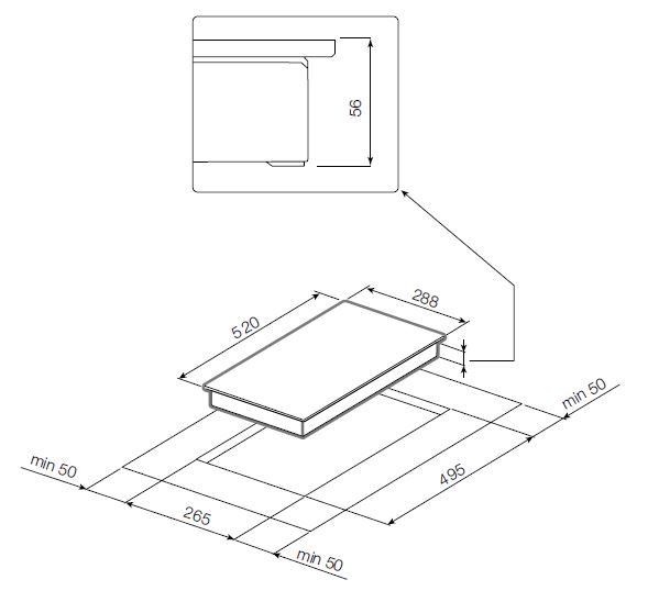 Купить Индукционная варочная панель GRAUDE IK 30.1 W — Фото 2