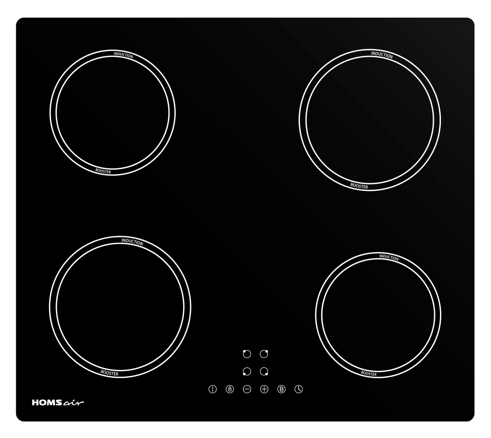Индукционная варочная панель HOMSair HI64ABK																		 — описание, фото, цены в интернет-магазине PT Stores