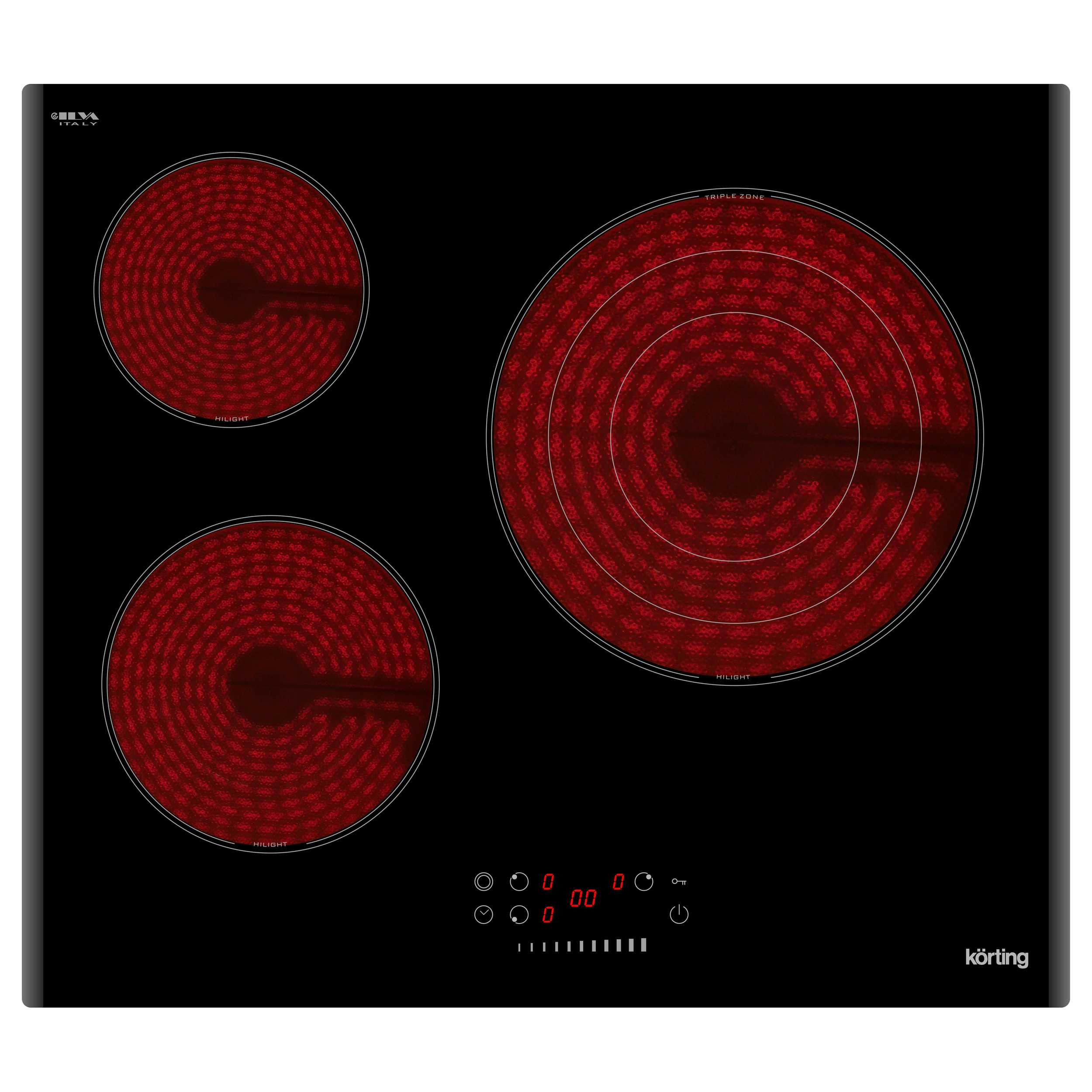 Электрическая варочная панель KORTING HK 6351 B3																		 — описание, фото, цены в интернет-магазине PT Stores