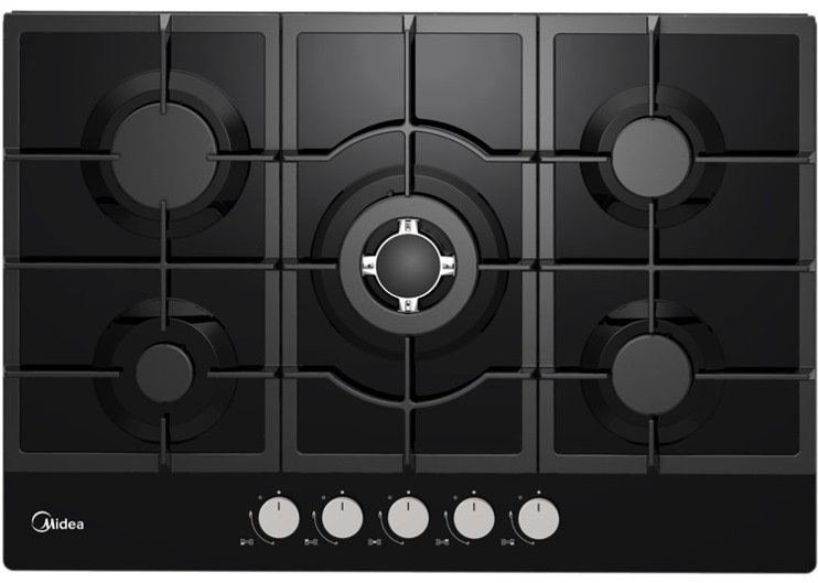 Газовая варочная панель Midea MG7560TGB																		 — описание, фото, цены в интернет-магазине PT Stores