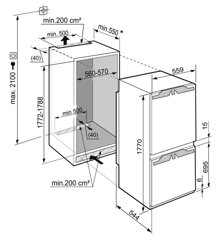 Купить Встраиваемый холодильник LIEBHERR ICNP 3356 — Фото 5
