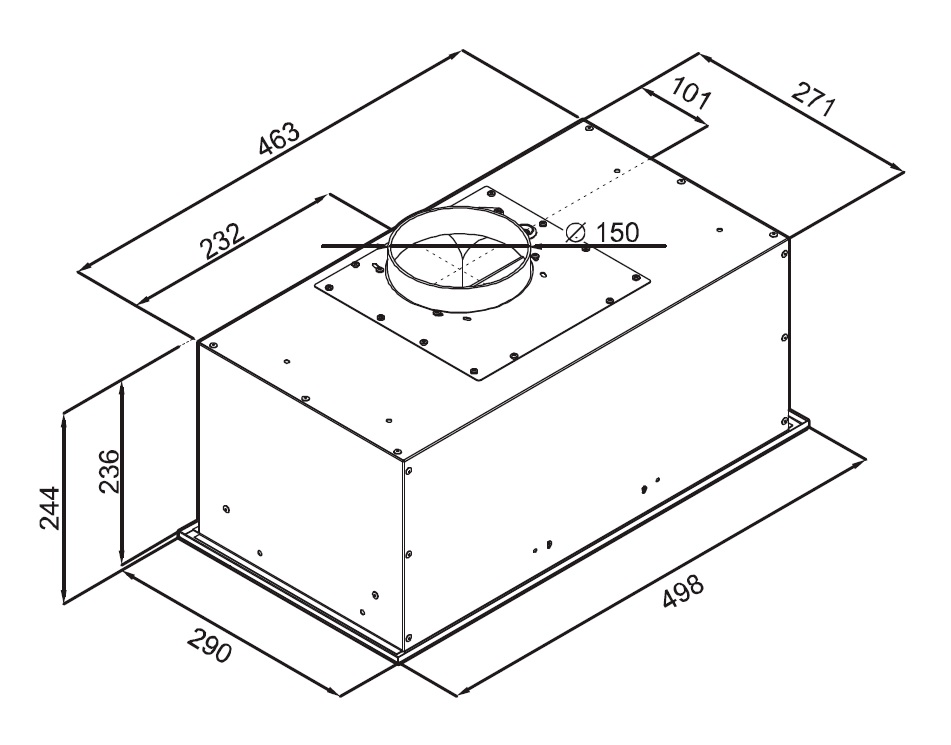 Купить Вытяжка встраиваемая MAUNFELD Crosby Power 50 нержавеющая сталь — Фото 7
