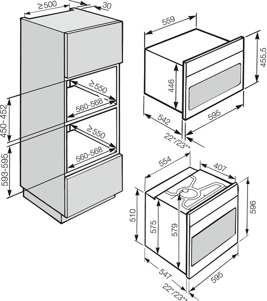 Купить Электрический духовой шкаф MIELE H6800BM OBSW — Фото 2