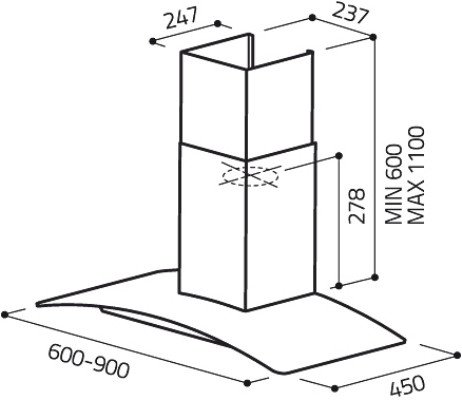 Купить Купольная вытяжка ELICA CIRCUS IX/A/90 — Фото 2