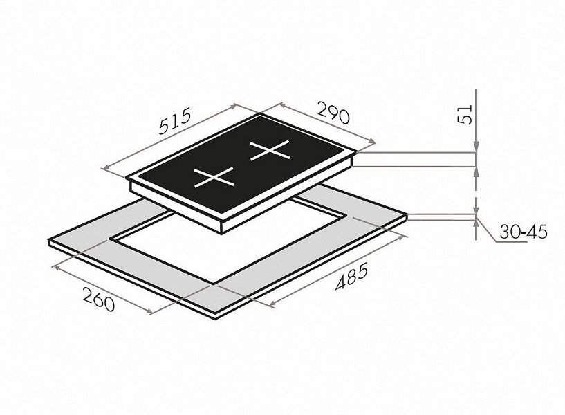 Купить Газовая варочная панель MAUNFELD EGHG.32.1CW/G — Фото 5