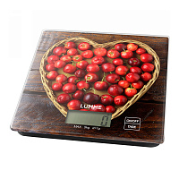 Кухонные весы LUMME LU-1344 садовая вишня
