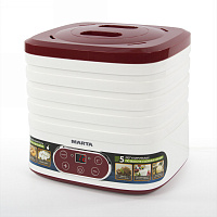 Сушилка для овощей и фруктов MARTA MT-1944 красный гранат
