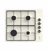 Газовая варочная панель LEX GVE 6044-1 C IV Light белый антик