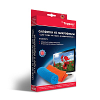 TOPPERR 3002 Набор салфеток из микрофибры для ухода за аудио- и видеотехникой