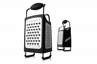 MICROPLANE Терка четырехсторонняя, цвет:черный