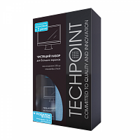 TechPoint Набор чистящий для ухода за большими экранами, гель-концентрат 250мл.+микр.(арт.2011)