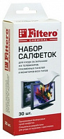 FILTERO Салфетки д/очистки экранов, 30 шт, Арт.103