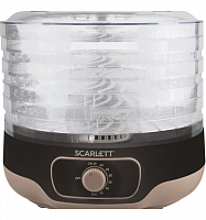 Сушилка для овощей и фруктов Scarlett SC-FD421020 5под, черный