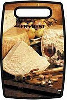 Frybest SH410BP бамбуковая доска с антибактериальным покрытием 25*16 Cheese
